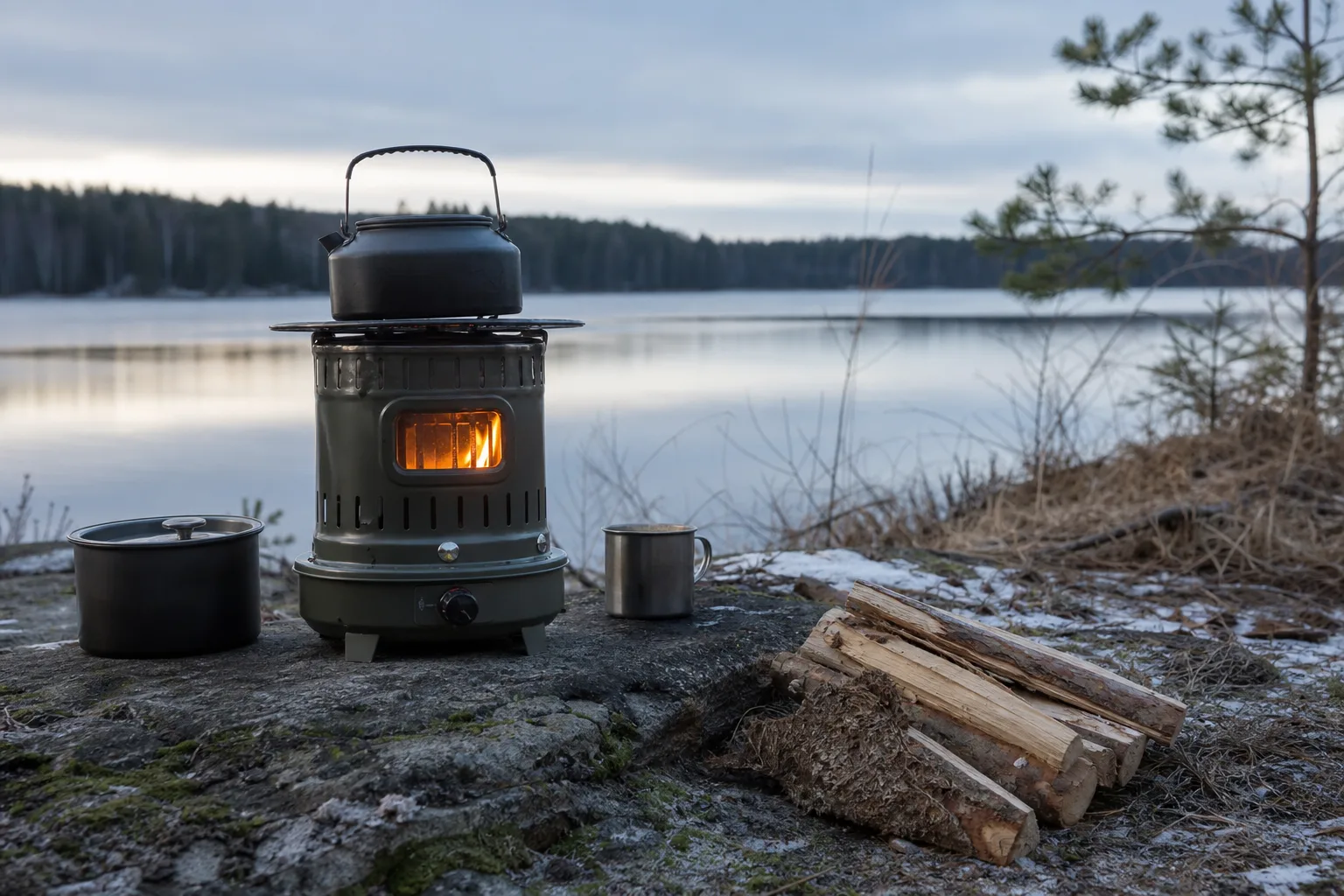 Bästa camping-kamin för beredskapen 2026 – gas, fotogen och ved